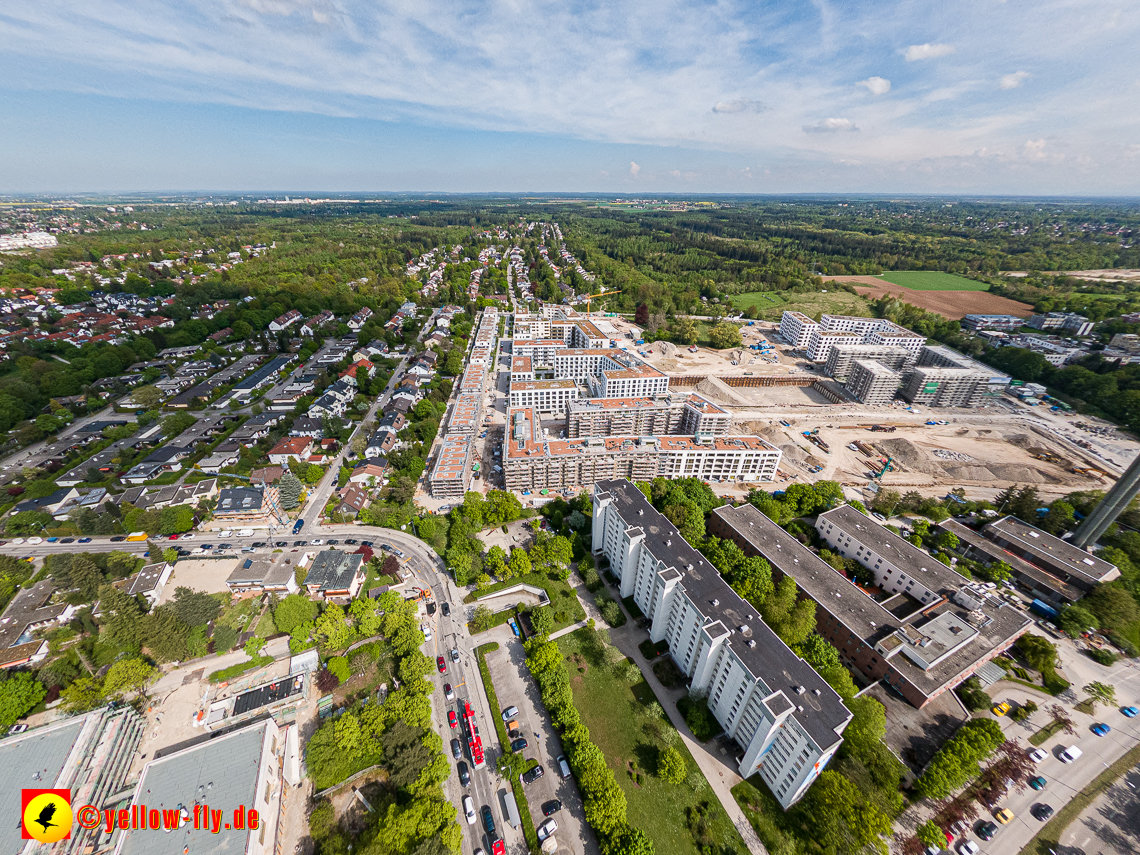 09.05.2023 - Baustelle Alexisquartier und Pandion Verde in Neuperlach